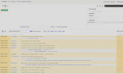 structured logs of asset materializations